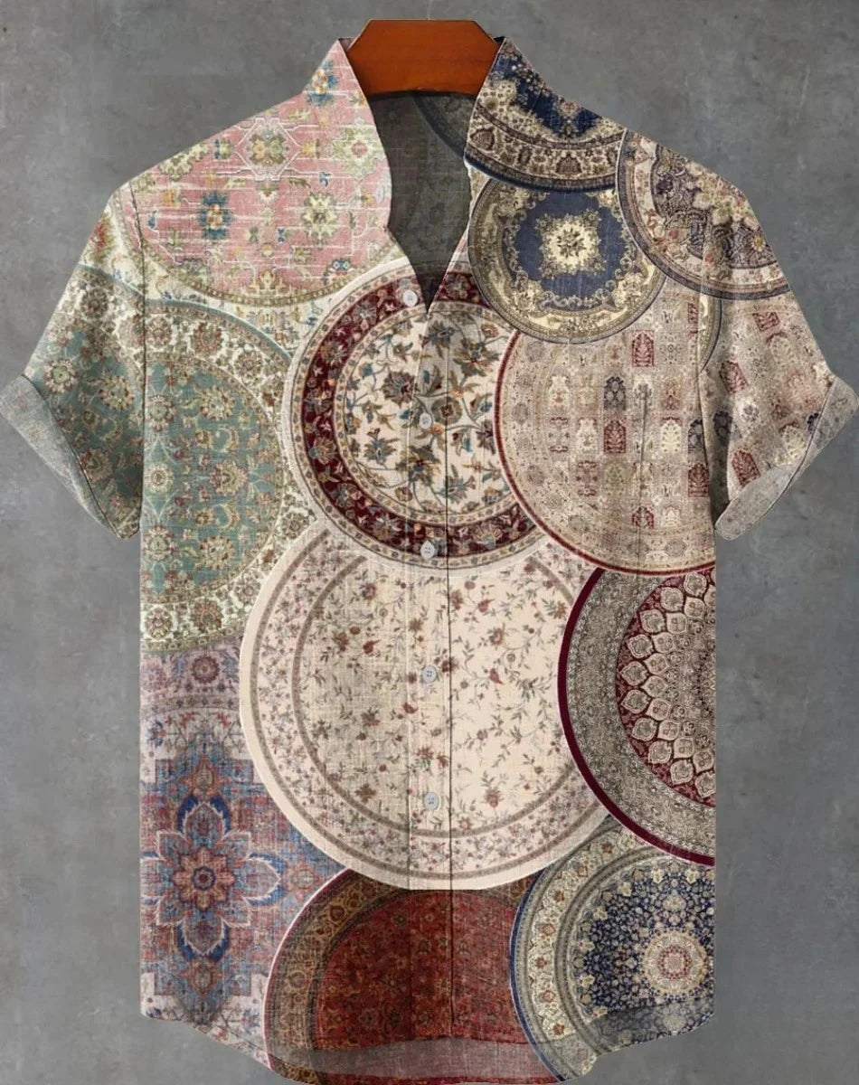 Aloha Shirt Casual Short Sleeved