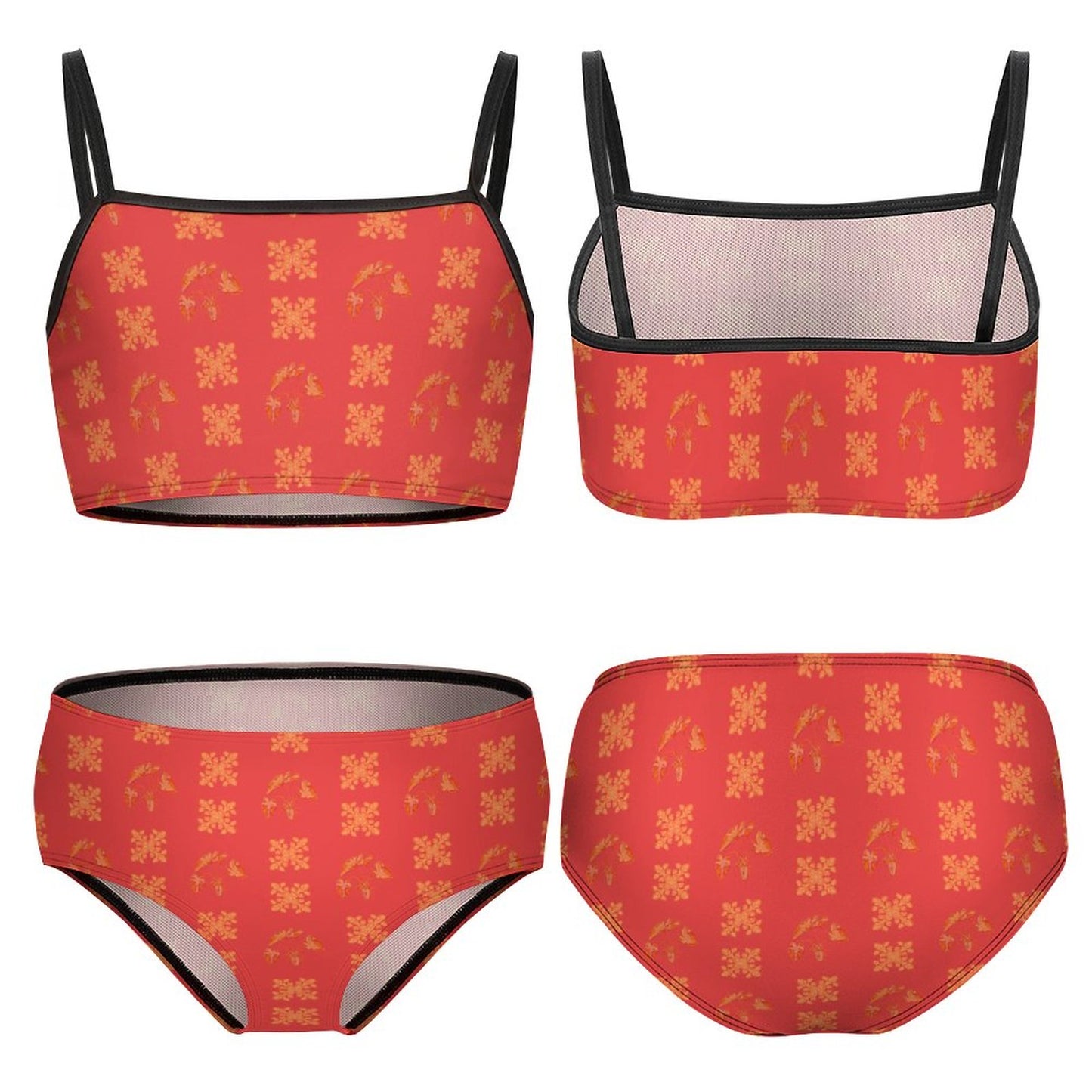 Two-Piece Swimwear for Girls(All-Over Printing)