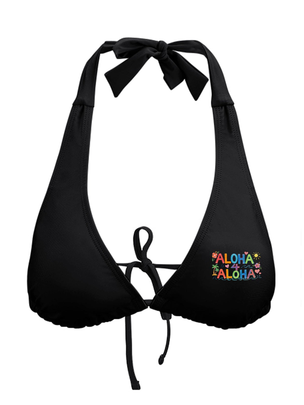 U'i Waiwai — Aloha 4 Aloha Halter Tie Bikini Top