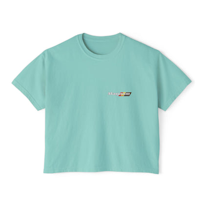 Magnum's Women's Boxy Tee —Magnum Islands Back Print