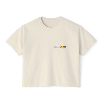 Magnum's Women's Boxy Tee —Magnum Islands Back Print