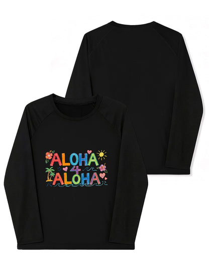 Hanapa'a Waiwai — Aloha 4 Aloha Keiki Long-Sleeve Top