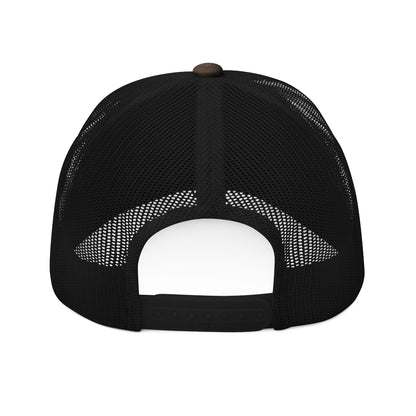 Mynah Kine — Embroidered Camo Mesh Cap