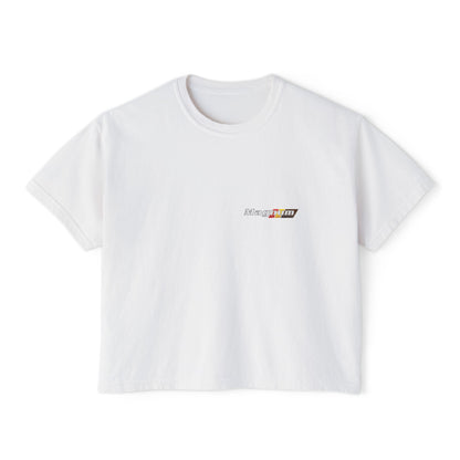 Magnum's Women's Boxy Tee —Magnum Islands Back Print