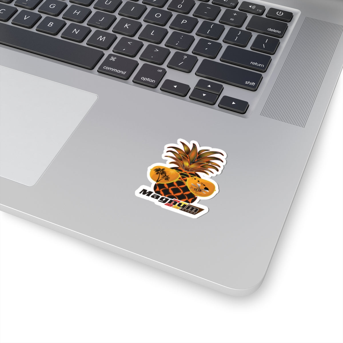 Magnum Tropical Decal-Pineapple Sunglasses Kiss-Cut Sticker