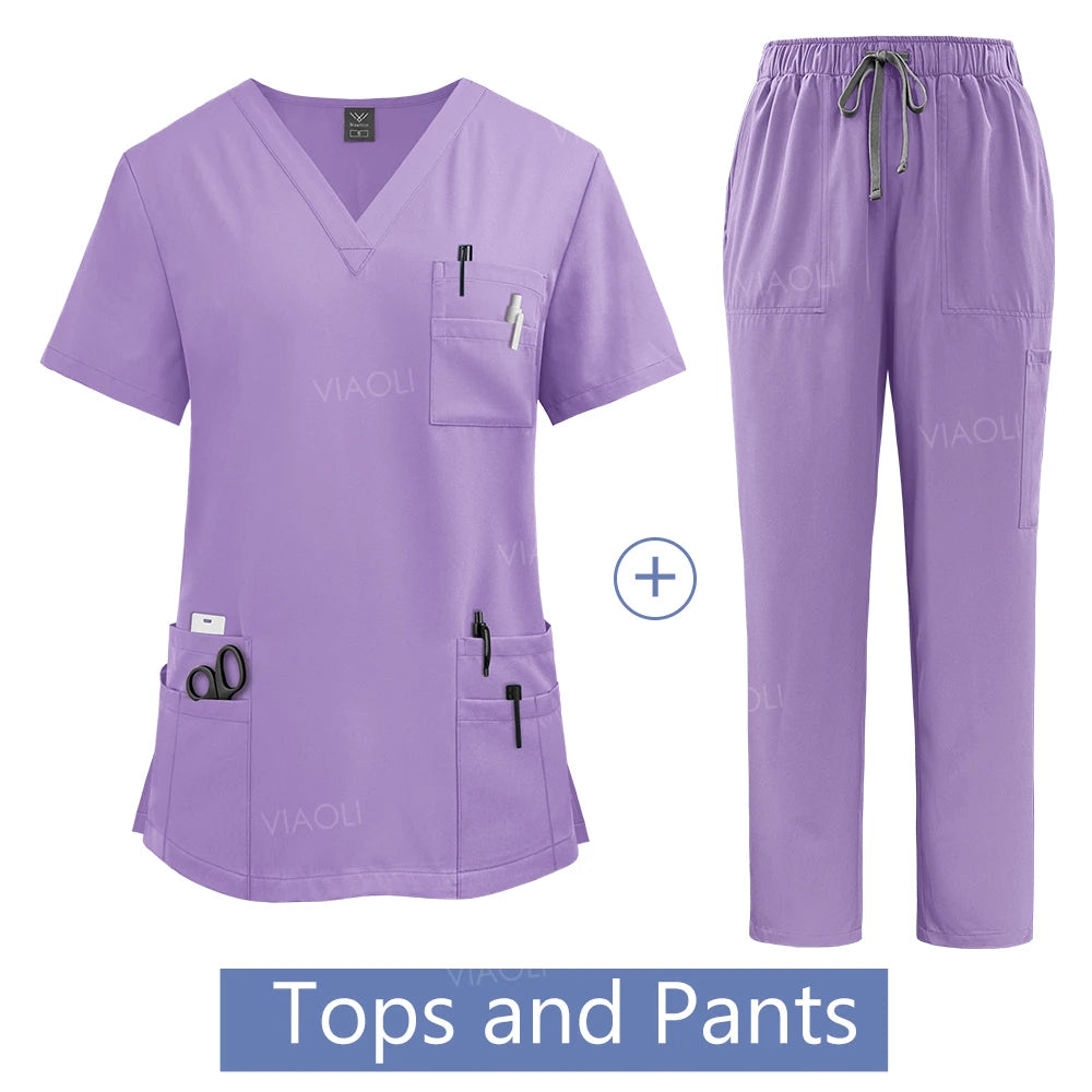 Hanapa'a Waiwai — Women's Surgical Scrub Set with Pockets