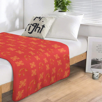 Hanapa'a Waiwai — Island Print Sherpa Fleece Throw Blanket