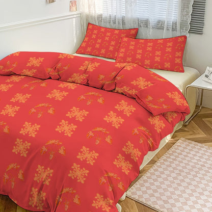 Hanapa'a Waiwai — Kalo- Ulu Island Print 3-Piece Twin Bedding Set