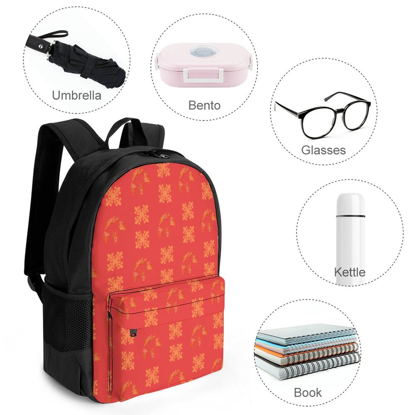 Hanapa'a Waiwai — Island Print Backpack with Pocket