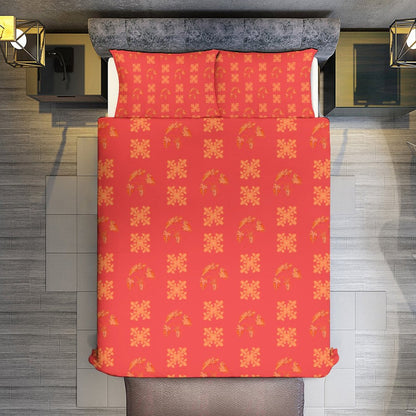Hanapa'a Waiwai — Kalo- Ulu Island Print 3-Piece Twin Bedding Set