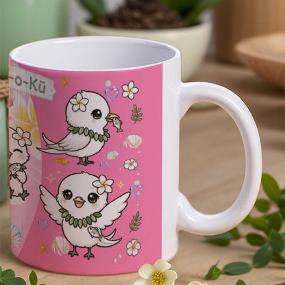Hanapa'a Waiwai — Manu-O-Kū  Print 14oz White Ceramic Mug