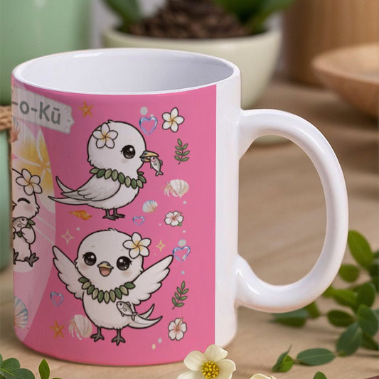 Hanapa'a Waiwai — Manu-O-Kū  Print 14oz White Ceramic Mug