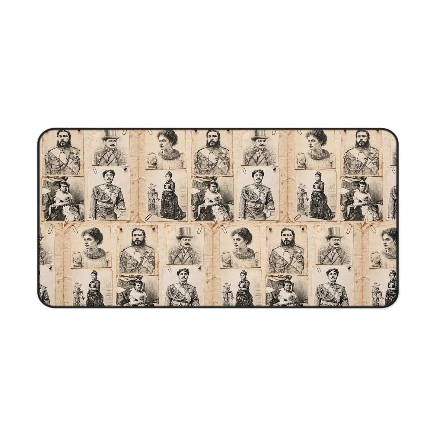 Hanapa'a Waiwai — Hawaiian Monarch Portrait Desk Mat