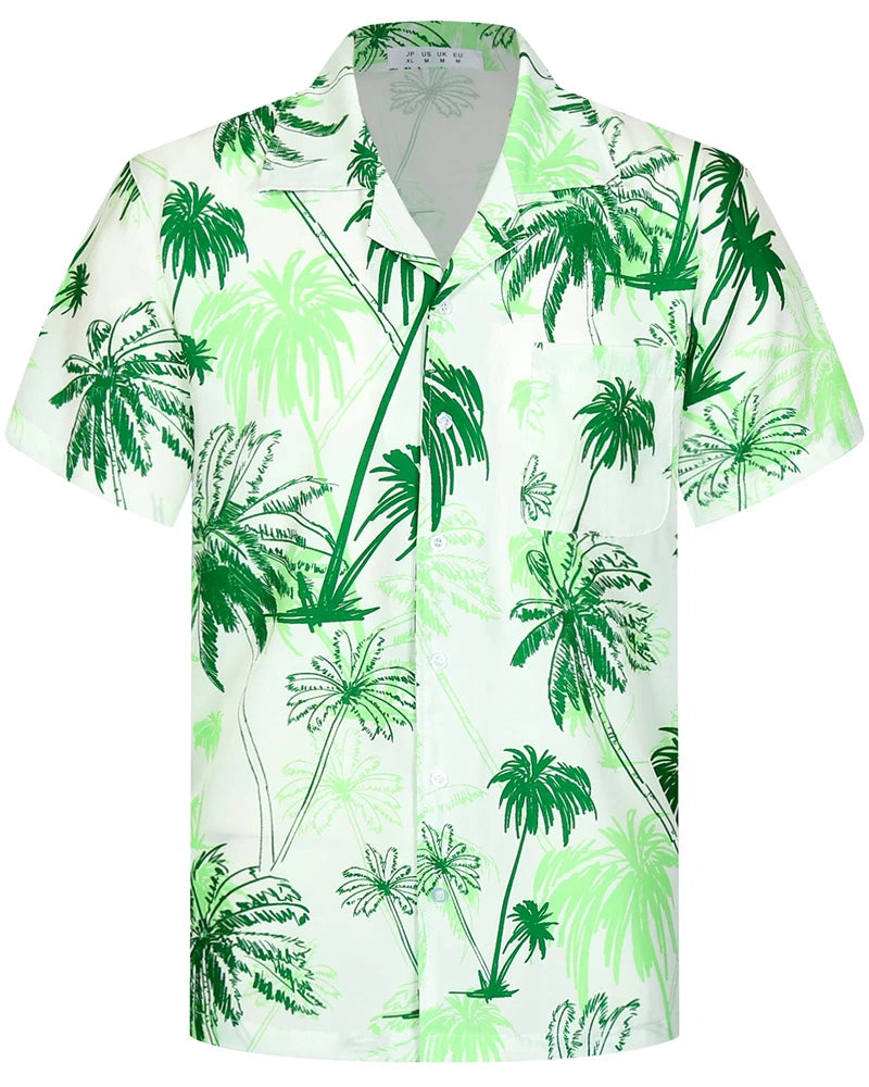 Mynah Kine — Coconut Button Hawaiian Short Sleeve Shirt