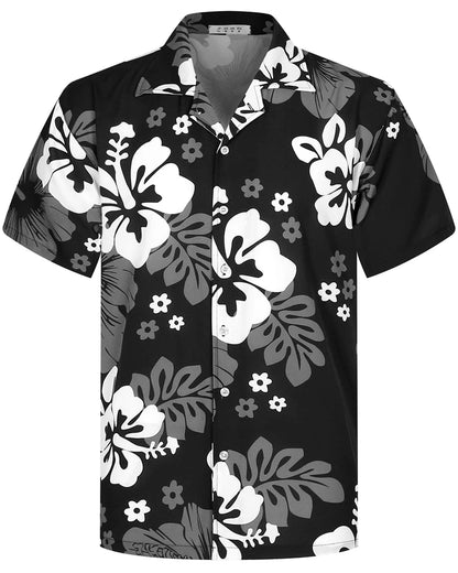 Mynah Kine — Coconut Button Hawaiian Short Sleeve Shirt
