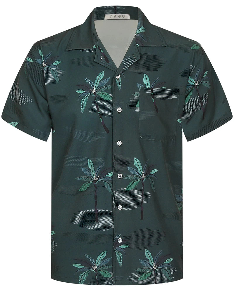 Mynah Kine — Coconut Button Hawaiian Short Sleeve Shirt