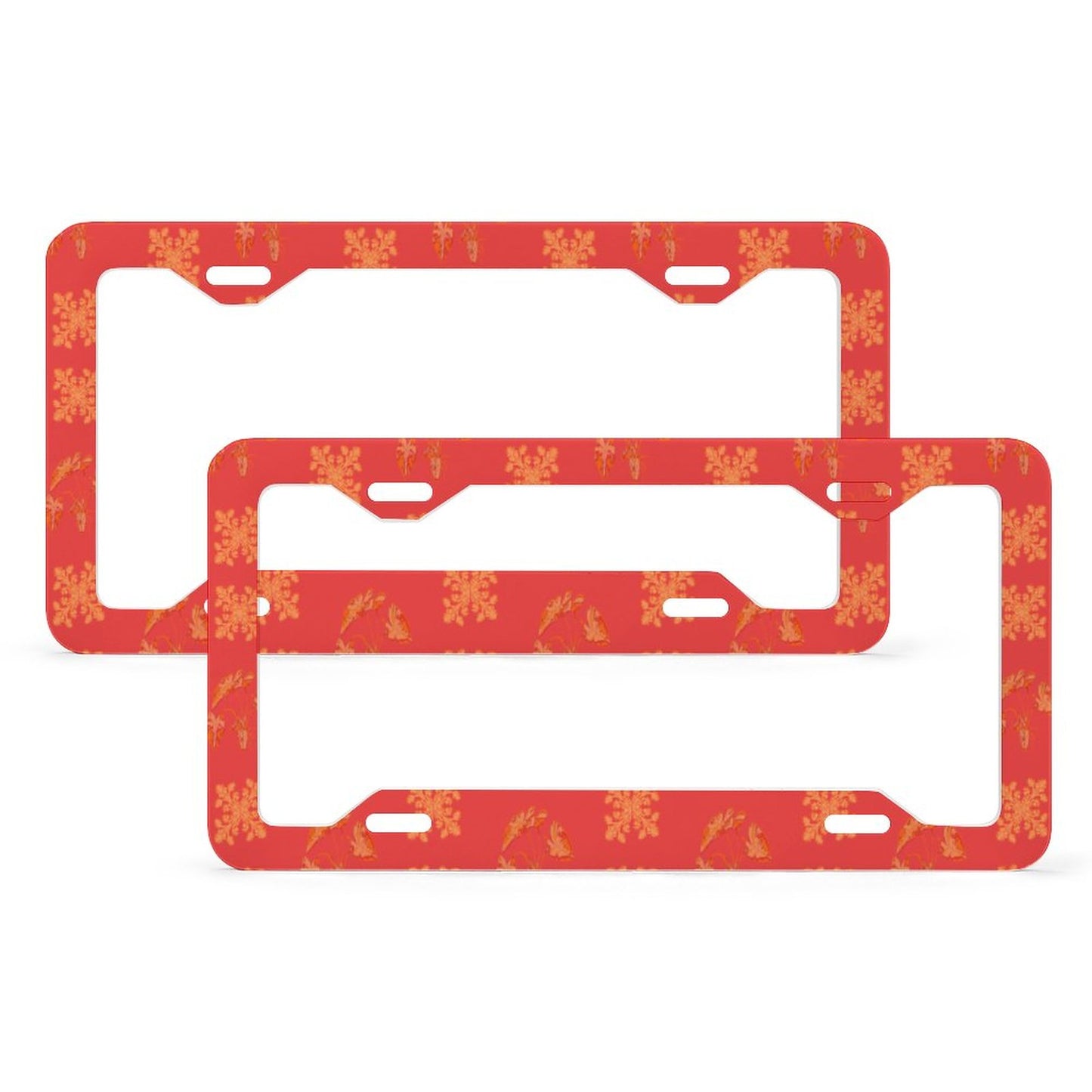 Hanapa'a Waiwai — Island Print License Plate Frame Set (Flat Holes)