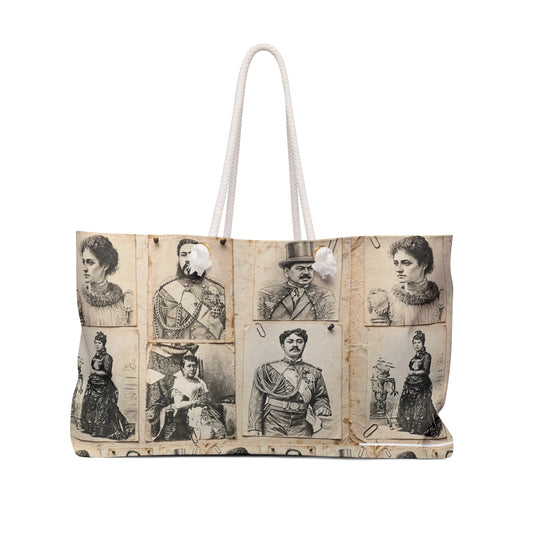 Hanapa'a Waiwai — Hawaiian Monarch Collage Weekender Bag