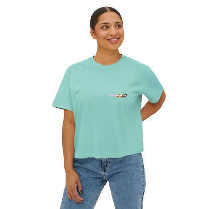 Magnum's Women's Boxy Tee —Magnum Islands Back Print