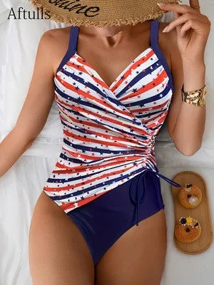 U'i Waiwai — Floral Tummy Control Tankini Set