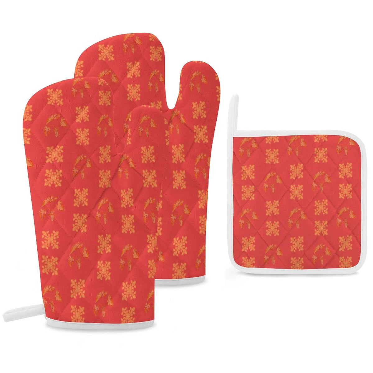 Hanapa'a Waiwai — Island Print Oven Mitt & Pad Set of 3