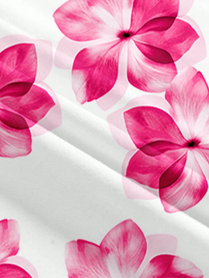 Women's  Off-Shoulder Backless Floral Print A-line Dress