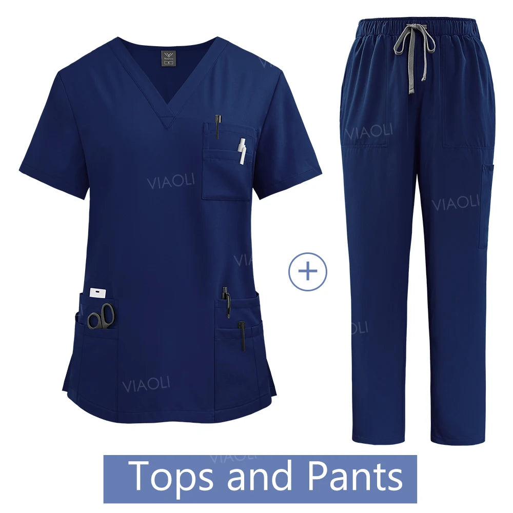 Hanapa'a Waiwai — Women's Surgical Scrub Set with Pockets