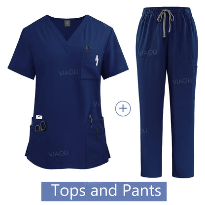 Hanapa'a Waiwai — Women's Surgical Scrub Set with Pockets