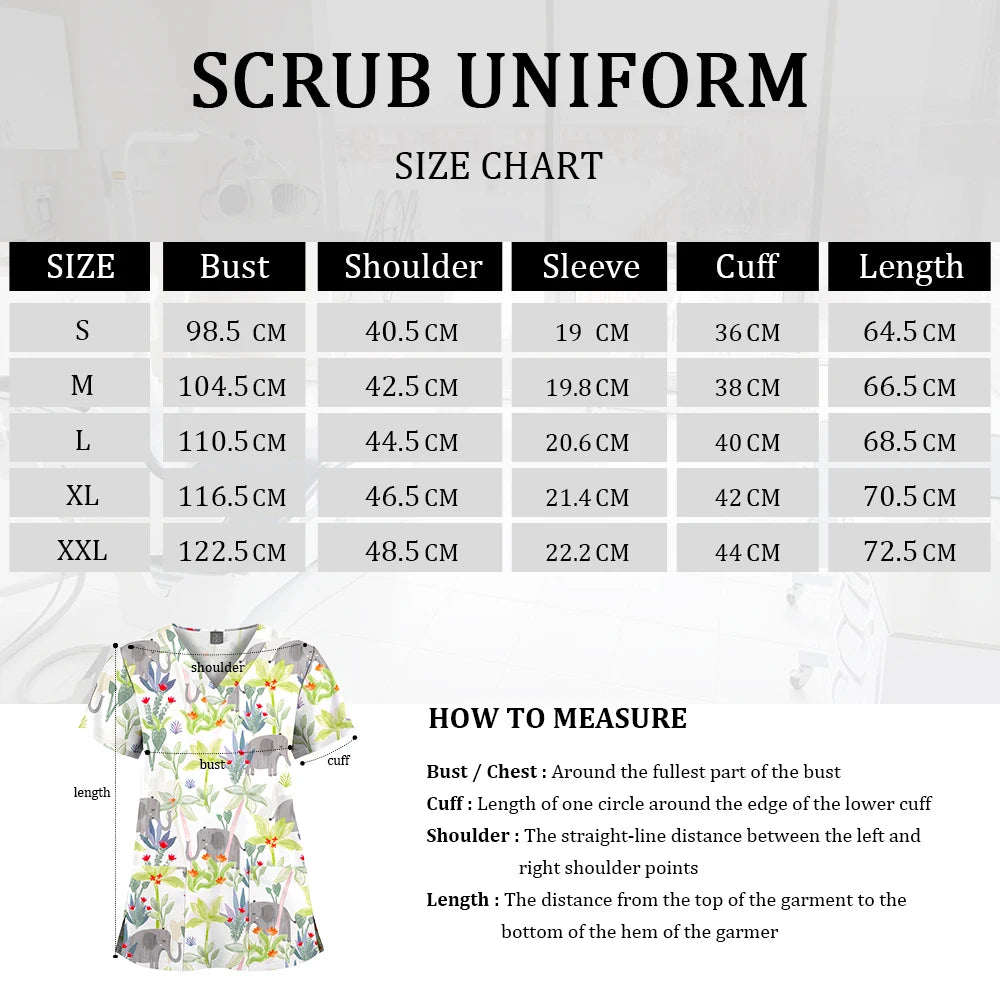 Hanapa'a Waiwai — Island Print Nursing Scrub Top