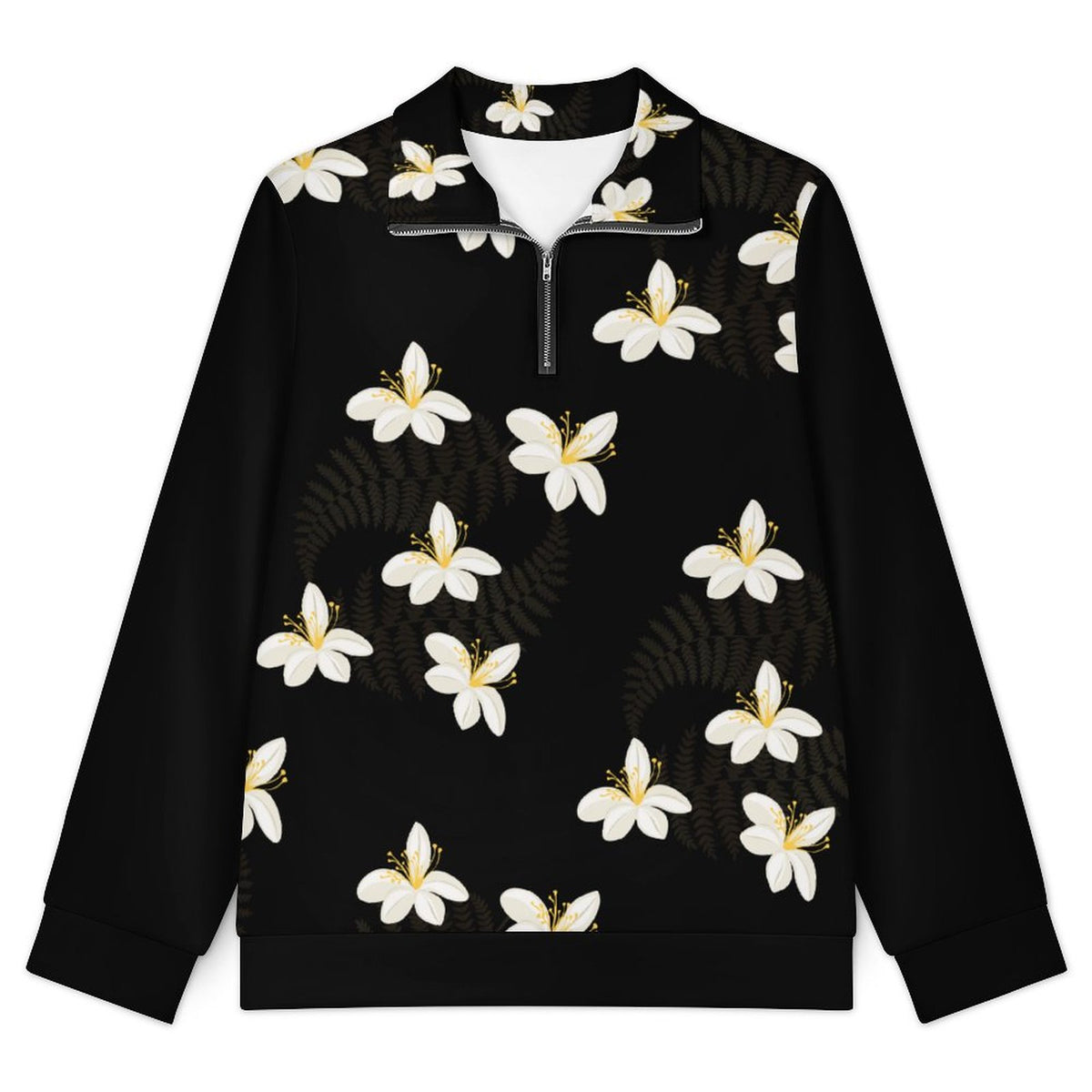 230gsm 1/4 Zipper Women's Pullover Hoodie(All-Over Printing)