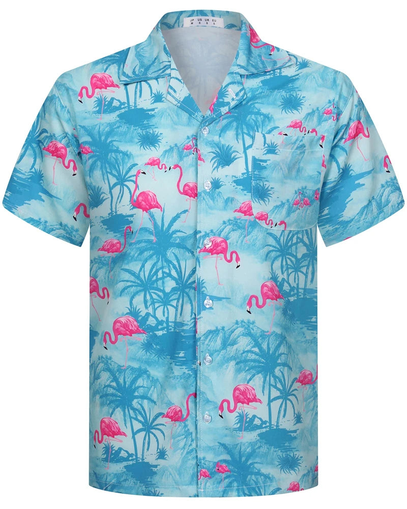 Mynah Kine — Coconut Button Hawaiian Short Sleeve Shirt