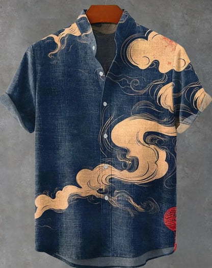 Aloha Shirt Casual Short Sleeved