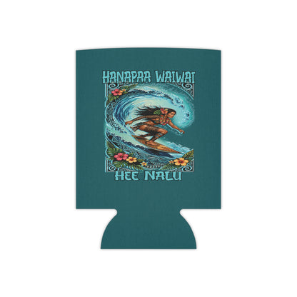 Mynah Kine — Heʻe Nalu Vintage Wave Can Cooler