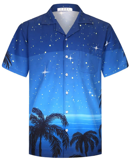 Mynah Kine — Coconut Button Hawaiian Short Sleeve Shirt