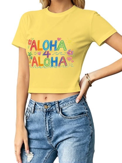 U'i Waiwai — Aloha 4 Aloha Women's Crop Top