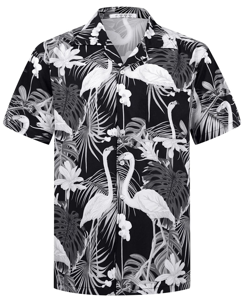 Mynah Kine — Coconut Button Hawaiian Short Sleeve Shirt