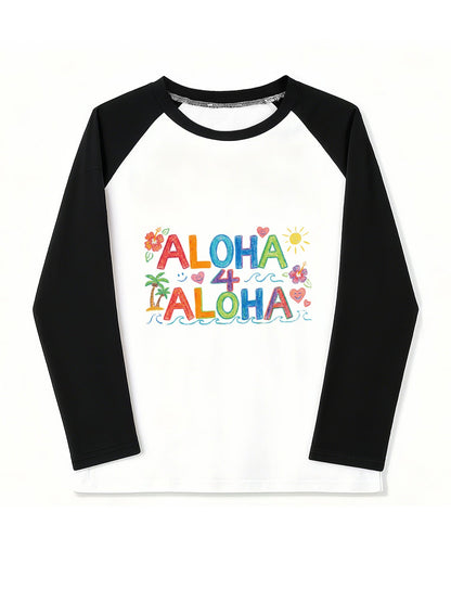 Hanapa'a Waiwai — Aloha 4 Aloha Keiki Long-Sleeve Top