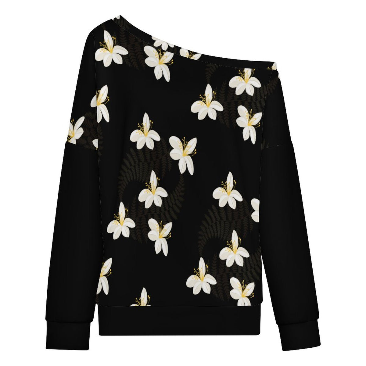 230gsm Off Shoulder Hoodie(All-Over Printing)