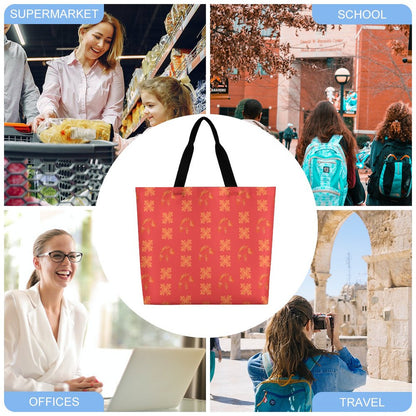 Hanapa'a Waiwai — Island Print One-Shoulder Shopping Bag
