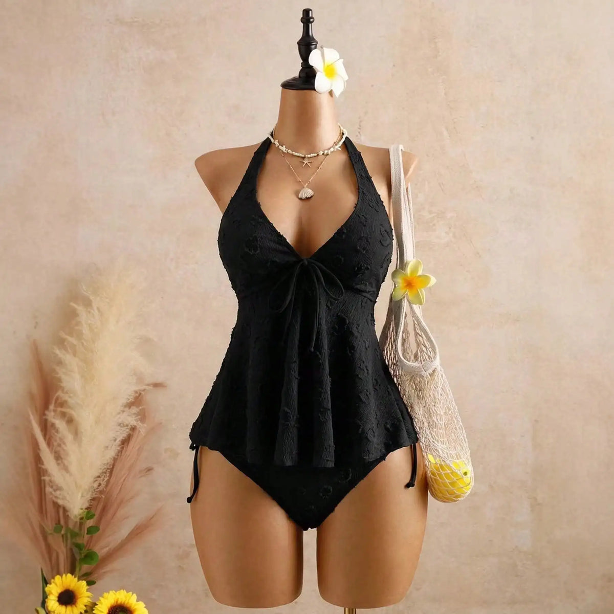 Womens Halter Bikini Set