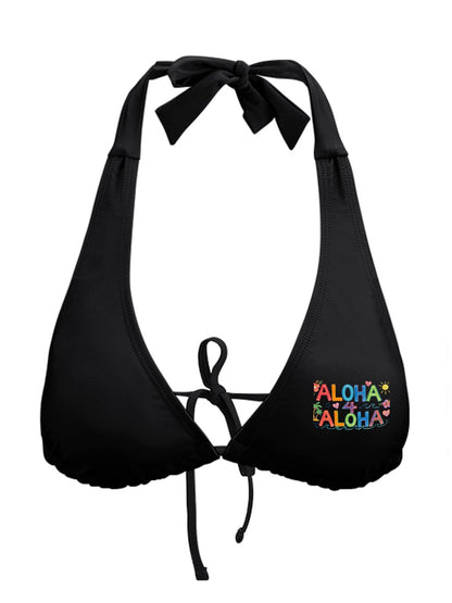 U'i Waiwai — Aloha 4 Aloha Halter Tie Bikini Top