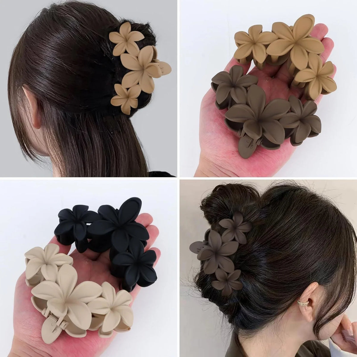U'i Waiwai — Elegant Floral Hair Claw Clip