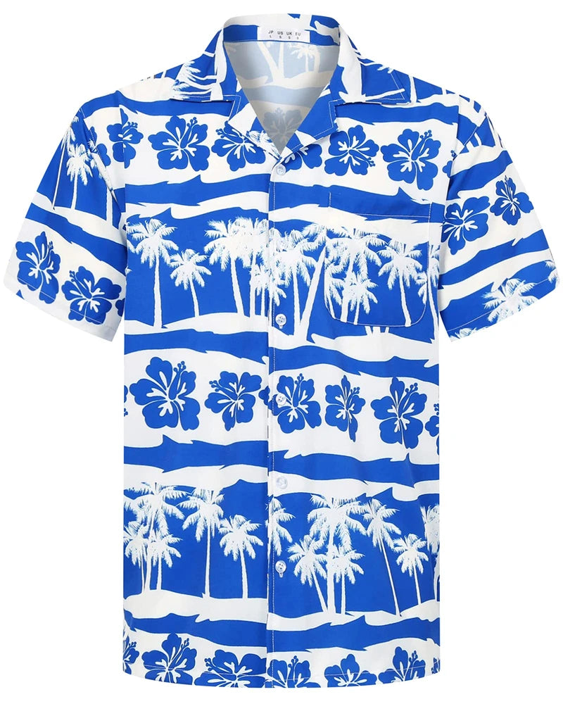 Mynah Kine — Coconut Button Hawaiian Short Sleeve Shirt