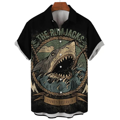 Hawaiian Manō Tshirt Short Sleeve