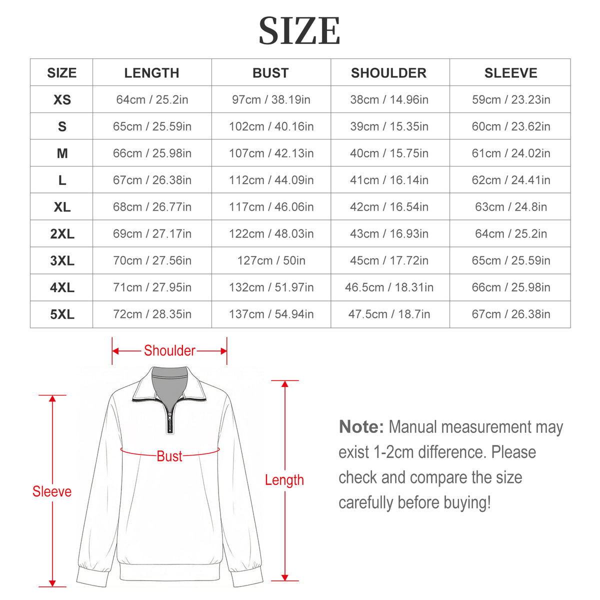 230gsm 1/4 Zipper Women's Pullover Hoodie(All-Over Printing)