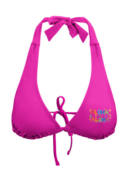U'i Waiwai — Aloha 4 Aloha Halter Tie Bikini Top