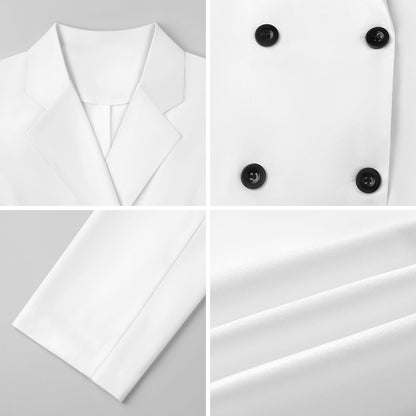 120gsm Double Breasted Blazer Dress(All-Over Printing)