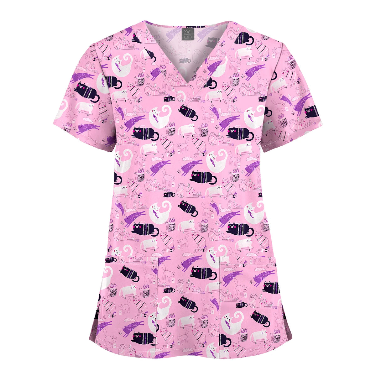 Hanapa'a Waiwai — Island Print Nursing Scrub Top