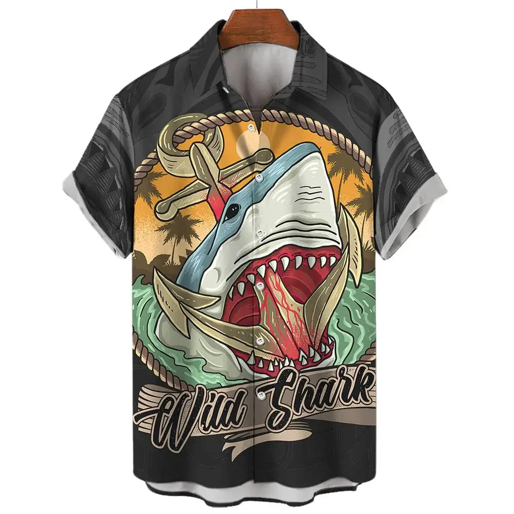Hawaiian Manō Tshirt Short Sleeve