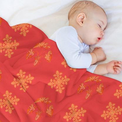 Hanapa'a Waiwai — Island Print Flannel Throw Blanket (Couch)